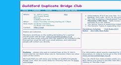 Desktop Screenshot of guildfordbridgeclub.org.uk